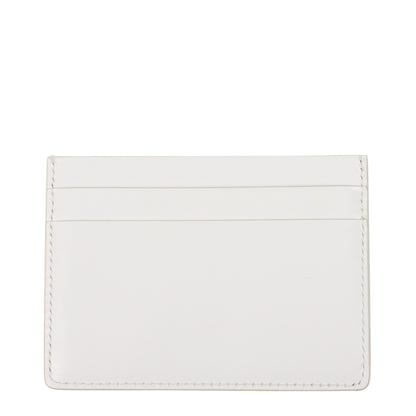 Jil Sander White Leather Cardholders