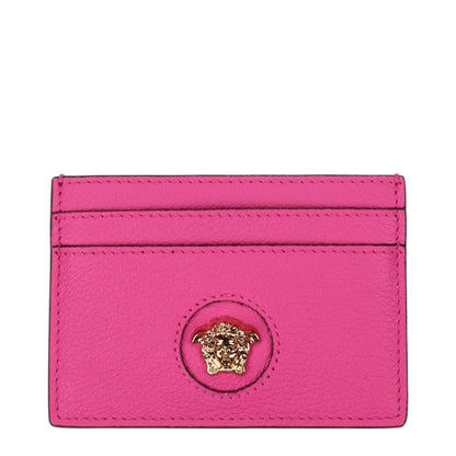 Versace Pink Leather Cardholders