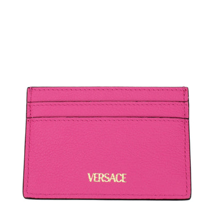 Versace Pink Leather Cardholders