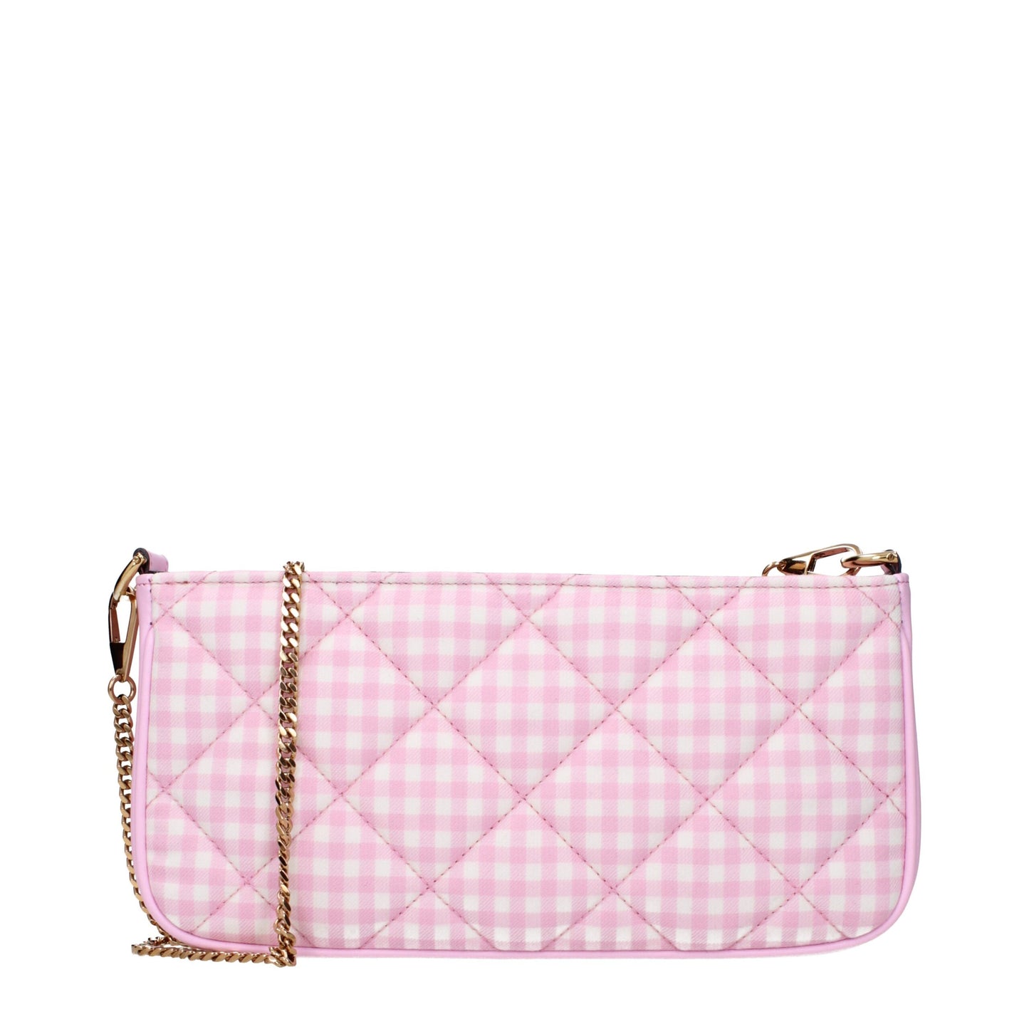 Versace Pink Fabric Shoulder Bags