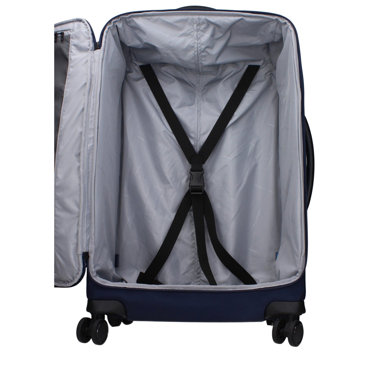 Piquadro Blue Fabric Luggage And Travel