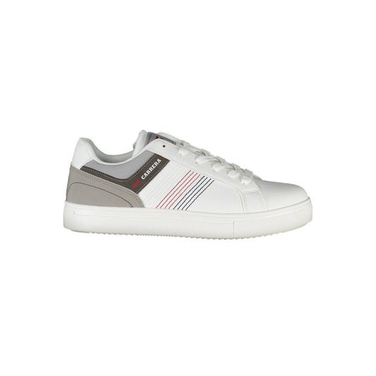 Carrera White Polyester Sneaker