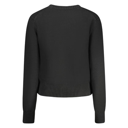 Guess Jeans Black Cotton Sweater