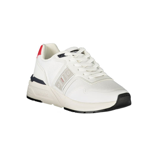 Blauer White Polyester Men Sneaker
