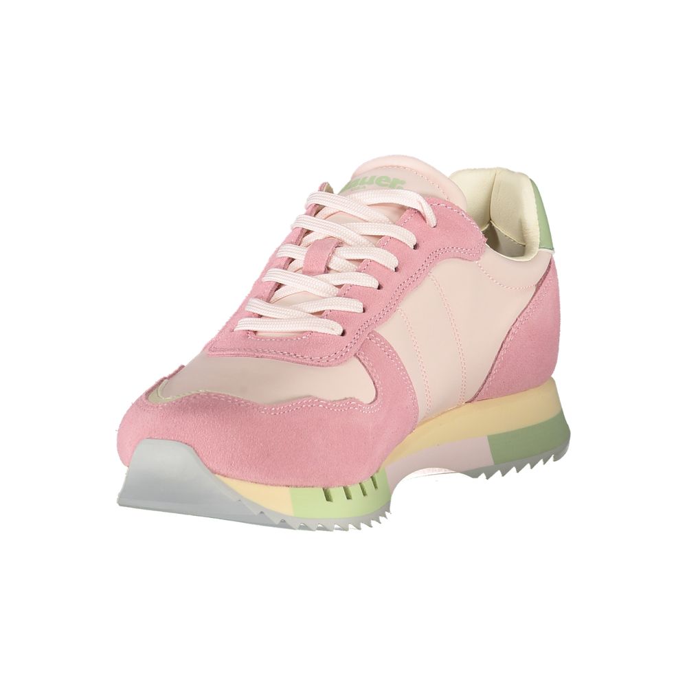 Blauer Pink Leather Women Sneaker