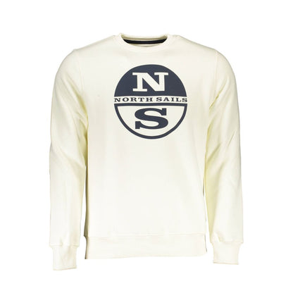 North Sails White Cotton Sweater