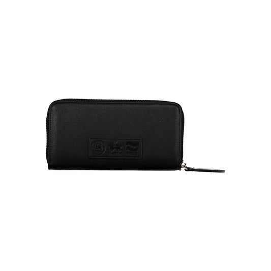 La Martina Black Polyethylene Wallet