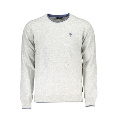 North Sails Gray Fabric Sweater