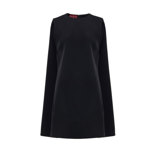 Gucci Black Wool Dress