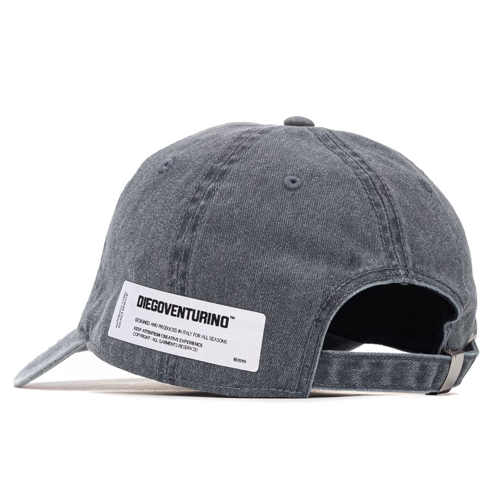 Diego Venturino Blue Cotton Men Visor Cap