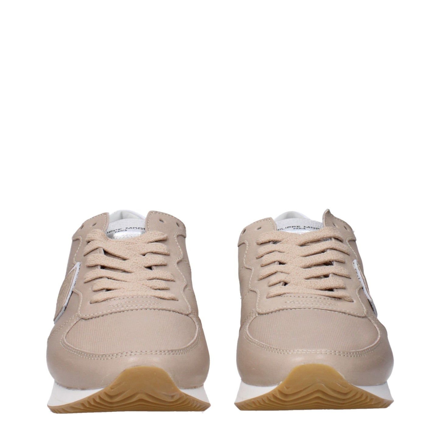 Philippe Model Beige Leather Low Tops