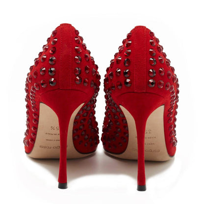 Sergio Rossi Red Calfskin Pump