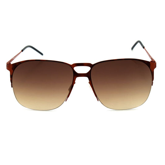 Italia Independent Brown Metal Sunglasses