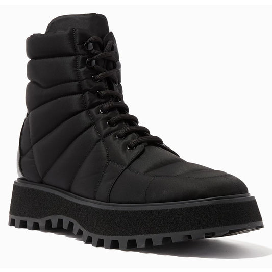Dolce & Gabbana Black Nylon Men Boot