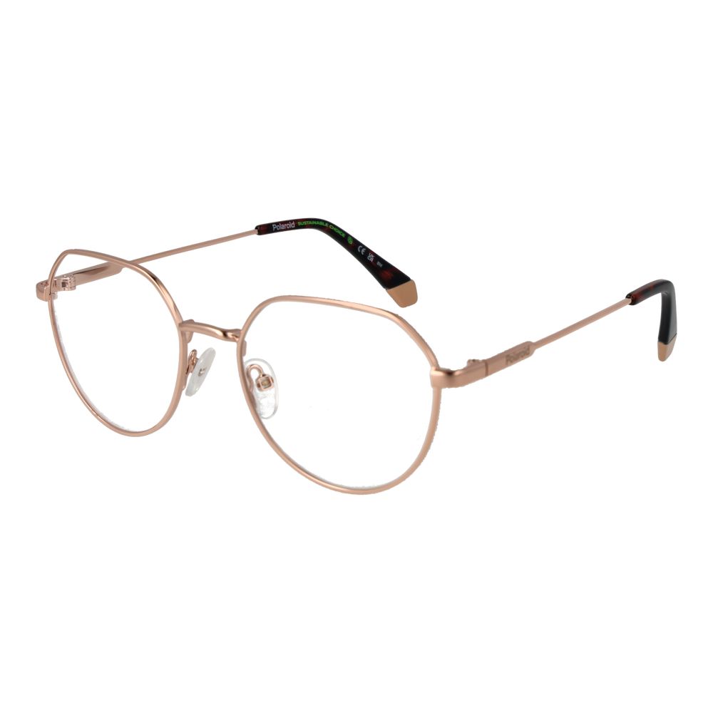 Polaroid Gold Unisex Glasses Frame