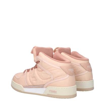 Fendi Pink Nylon High Tops