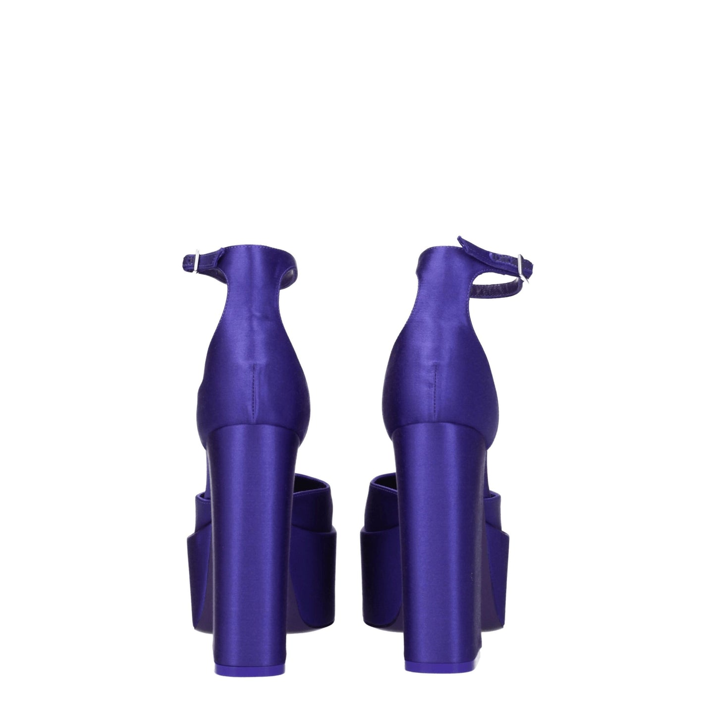 Paris Texas Purple Satin Platforms