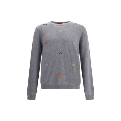 Gucci Multicolor logo cashmere Sweater