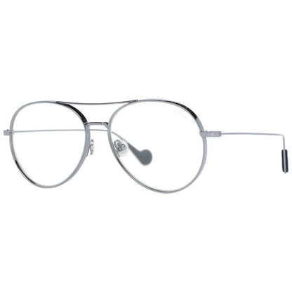 Moncler Gray Metal Glasses Frame