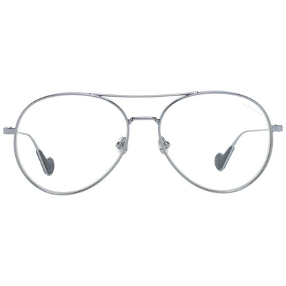 Moncler Gray Metal Glasses Frame