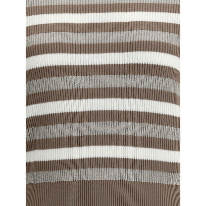 Brunello Cucinelli Sparkling striped Sweater