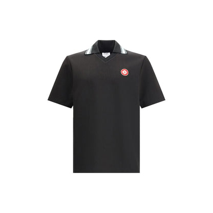 Casablanca Polo Shirt with logo patch