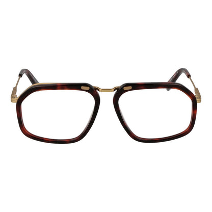 Ermenegildo Zegna Burgundy Men Glasses Frame