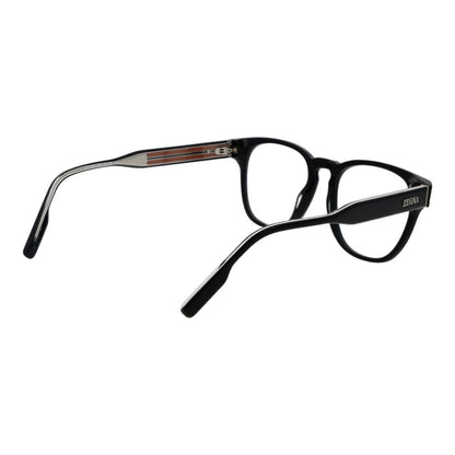 Ermenegildo Zegna Black Men Glasses Frame