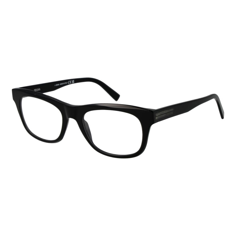 Ermenegildo Zegna Black Men Glasses Frame