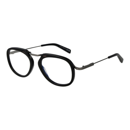 Ermenegildo Zegna Black Men Glasses Frame