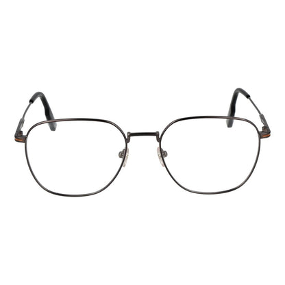 Ermenegildo Zegna Gray Men Glasses Frame