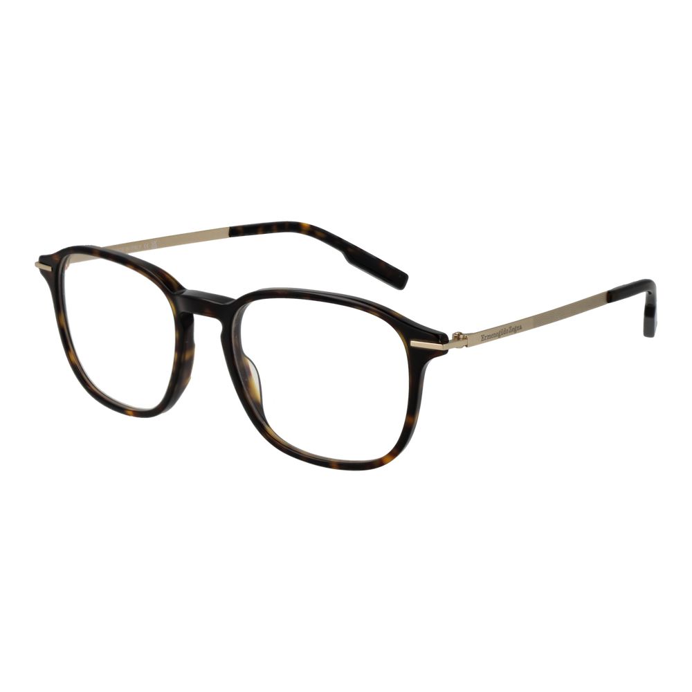 Ermenegildo Zegna Brown Men Glasses Frame