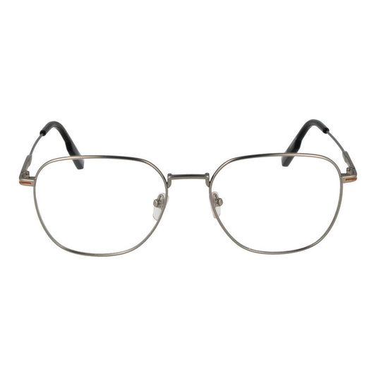 Ermenegildo Zegna Silver Men Glasses Frame