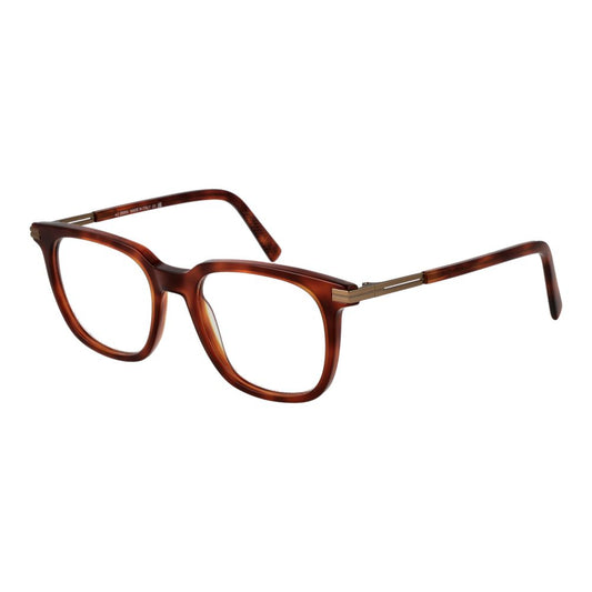 Ermenegildo Zegna Brown Unisex Glasses Frame