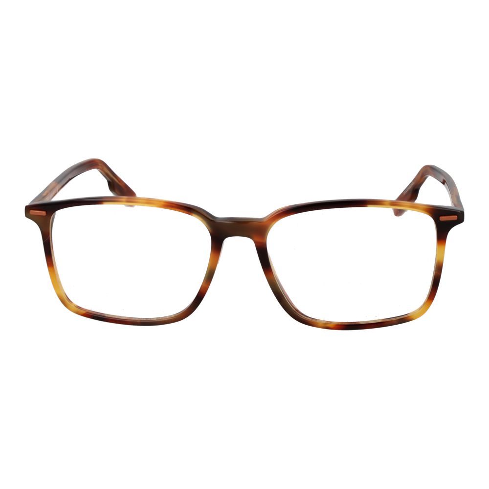 Ermenegildo Zegna Brown Unisex Glasses Frame