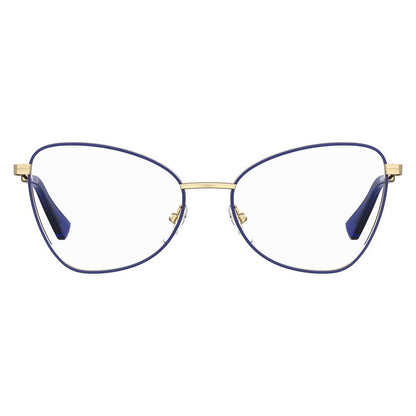 Moschino Blue Metal Frames