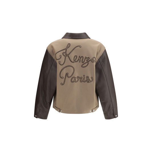 Kenzo Wool and leather college Jacket