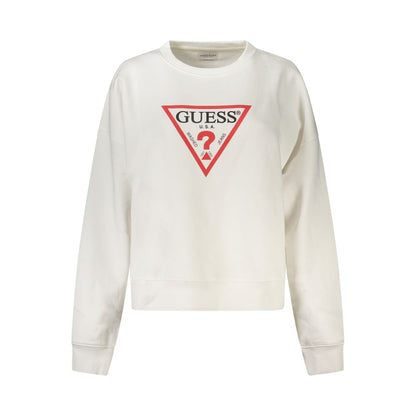 Guess Jeans White Cotton Women Sweater