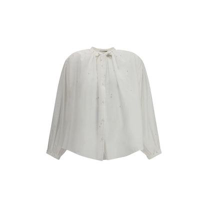 Forte_Forte Voile Shirt with embroidery