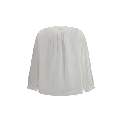 Forte_Forte Voile Shirt with embroidery