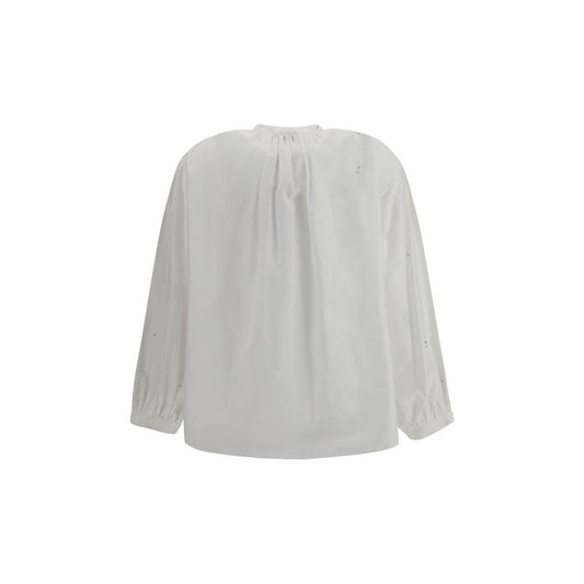 Forte_Forte Voile Shirt with embroidery