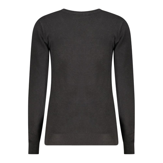 Guess Jeans Black Viscose Women Sweater