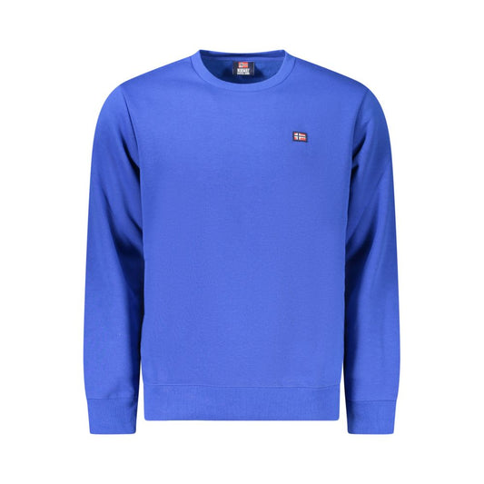 Norway 1963 Blue Cotton Mens Sweater