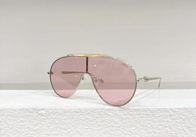 Gafas de sol y antiviento de metal