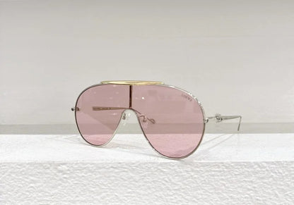 Gafas de sol y antiviento de metal