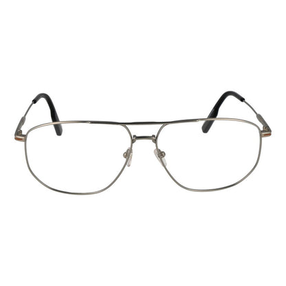 Ermenegildo Zegna Silver Men Glasses Frame