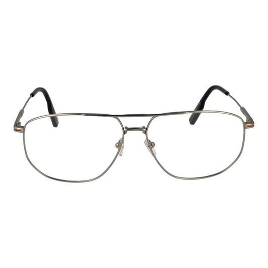 Ermenegildo Zegna Silver Men Glasses Frame