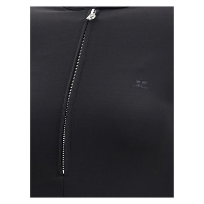 Courrèges Zippered jersey biker Dress