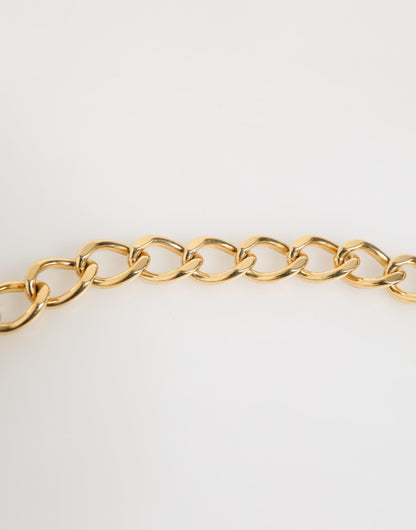 Dolce & Gabbana Multicolor Murano Glass Beads Brass Women Jewelry Necklace