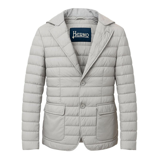 Herno Gray Polyamide Men Jacket